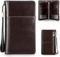 Top Grain Leather Travel Passport Wallet Holder by CataPurusLeatherCrafts
