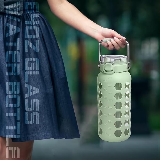 MUKOKO 64oz Glass Water Bottles - Image 6