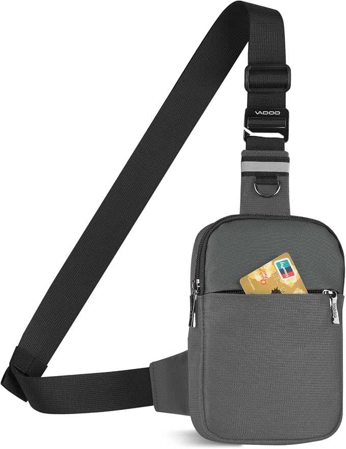 VADOO Crossbody Bags for Women, Mini Lightweight RFID Blocking Sling Men Bag by VADOO
