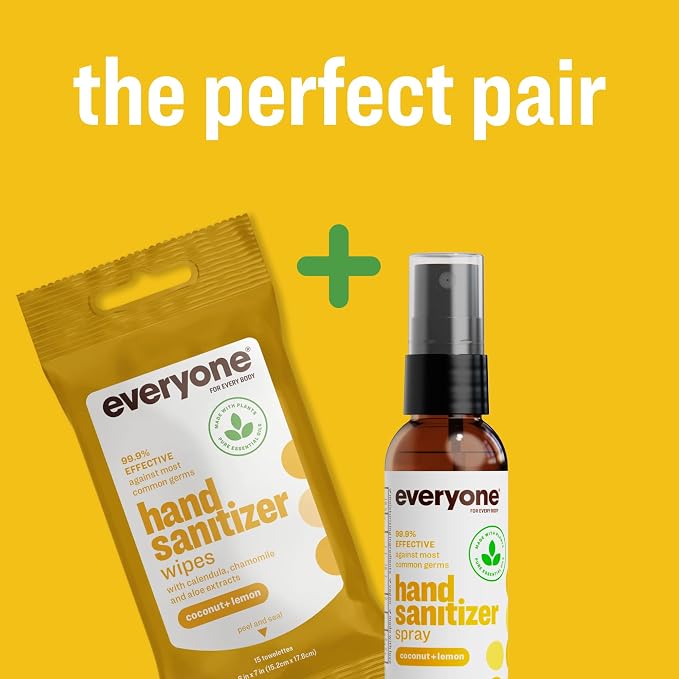 Everyone Hand Sanitizer Spray, 2 Ounce, Coconut and Lemon, Made - Image 5