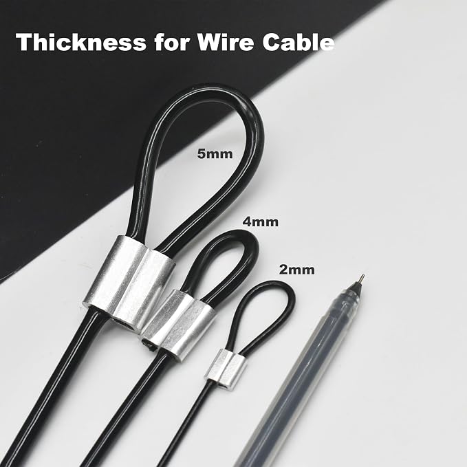 5 Pcs 4mm Wire 48 inch Vinyl Coated Stainless Steel Cable - Image 3
