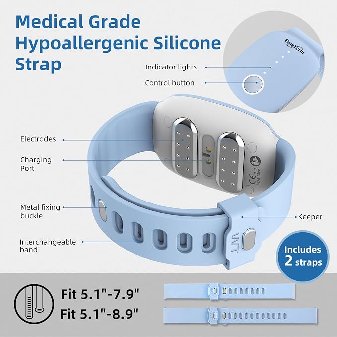 EmeTerm Fashion FDA-Cleared Relieve Nausea Electrode Stimulator Morning - Image 6