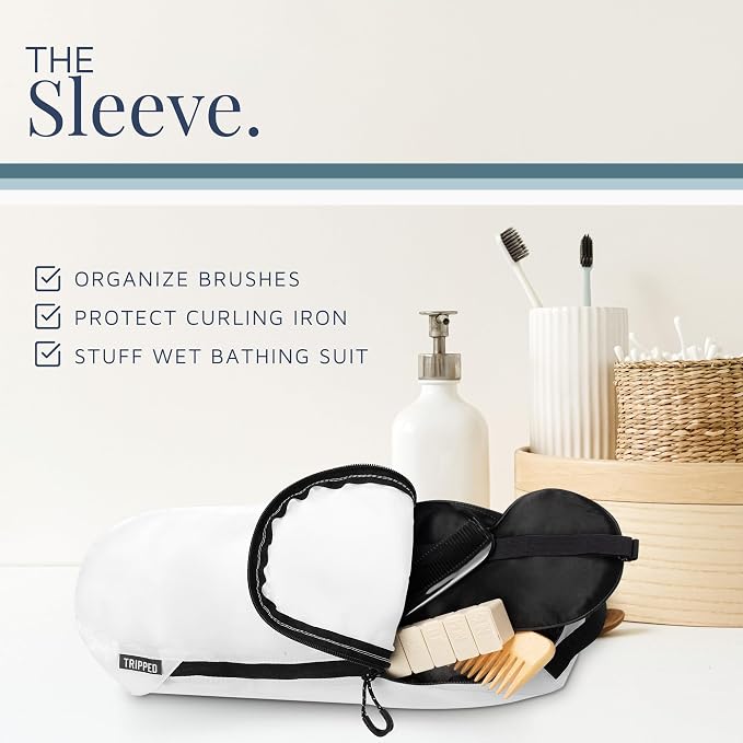 Toiletry Bag Kit Set: Hanging Travel Toiletry Bag + 311 TSA Cosmetic Liquid Bag - Image 6