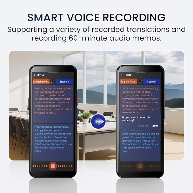 Language Translator Device, 5.5" High-end Upgraded Ai Translator No WiFi Needed - Image 5