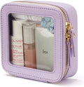 Popvibe Clear Makeup Bag Travel Cosmetic Case Transparent Toiletry Bag by POPVIBE