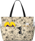 Beach Bag for Women Beach Tote Bag Waterproof Sandproof Large Bags by NLZI