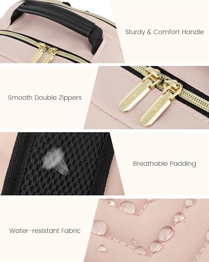 LOVEVOOK Laptop Backpack Purse for Women, Work Travel Computer Bags, College - Image 9