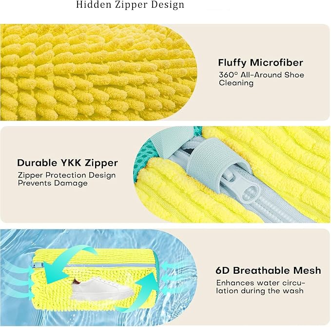 Shoe Laundry Bags for Washing Machine, Laundry Shoe Bag for Washer and Dryer - Image 4