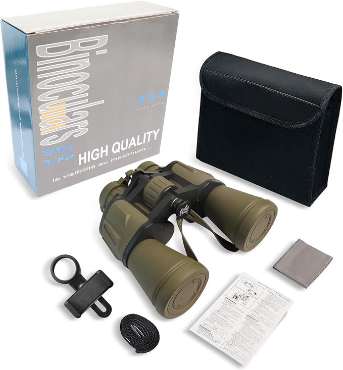 20x50 Binoculars for Adults High Powered, Military Compact HD Waterproof - Image 8