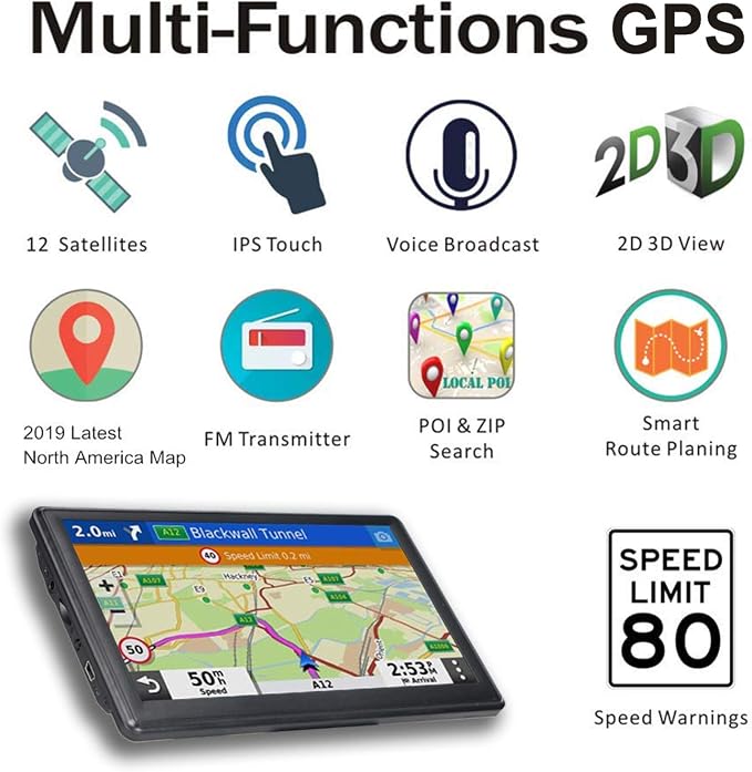OHREX N700 GPS Navigator for Car Truck RV 2025, Truck GPS Commercial Drivers - Image 5