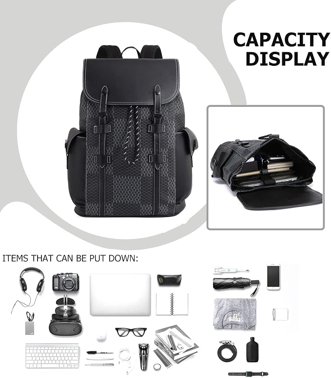 KingTo Laptop Backpack for Men Luxury Anti-Theft Travel Backpack Casual - Image 4