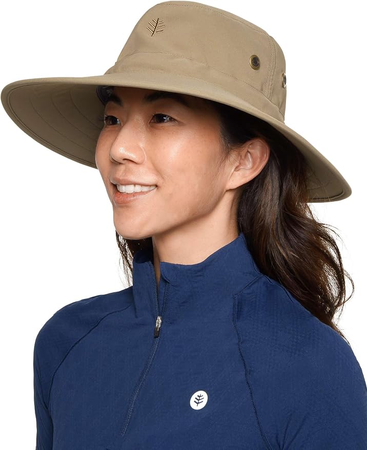 Coolibar UPF 50+ Men's Women's Matchplay Golf Hat - Image 5