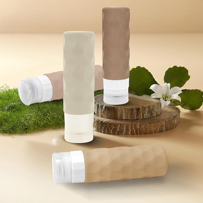 Travel Bottles for Toiletries, BPA Free Leak Proof Premium Silicone Bottles - Image 6
