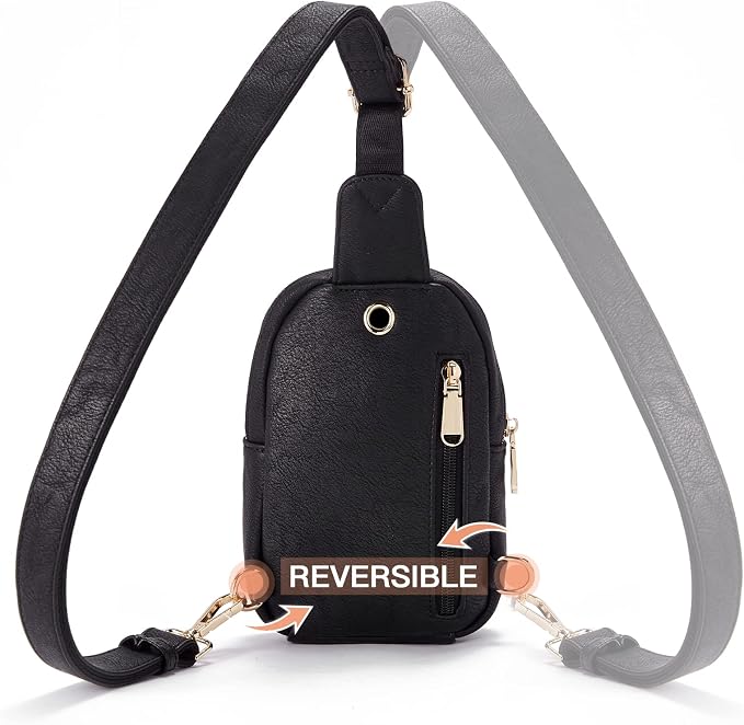 Telena Small Sling Bag for Women Leather Crossbody Fanny Packs Chest Bag for - Image 7