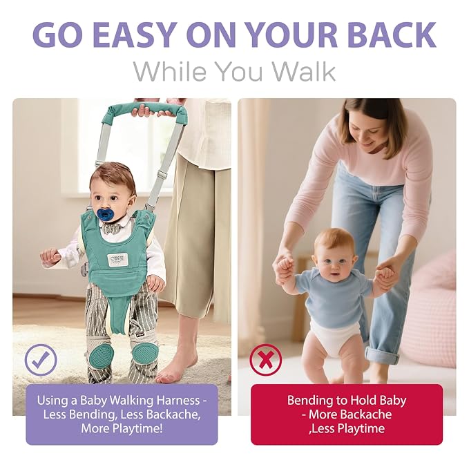 Baby Walking Harness-Handheld Assistant Belt- Toddler Infant Walking Aid - Image 7