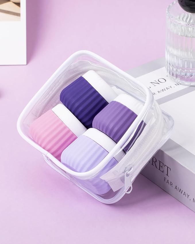 Travel Containers for Toiletries 4 Pack, TSA Approved Travel Size Toiletries - Image 5