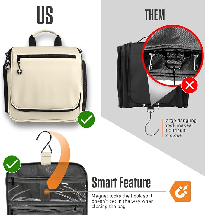 VENTURE 4TH Hanging Travel Toiletry Bag - Image 6