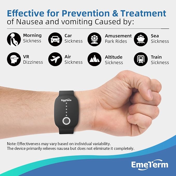 EmeTerm Fashion FDA-Cleared Relieve Nausea Electrode Stimulator Morning - Image 2
