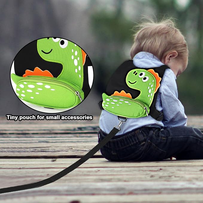 Accmor Toddler Harness Leash, Cute Dinosaur Kids Harness Child Leash - Image 4