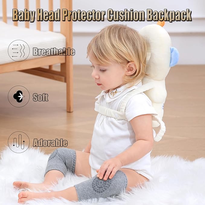 Feidoog Baby Head Protector Cushion Backpack - Image 2
