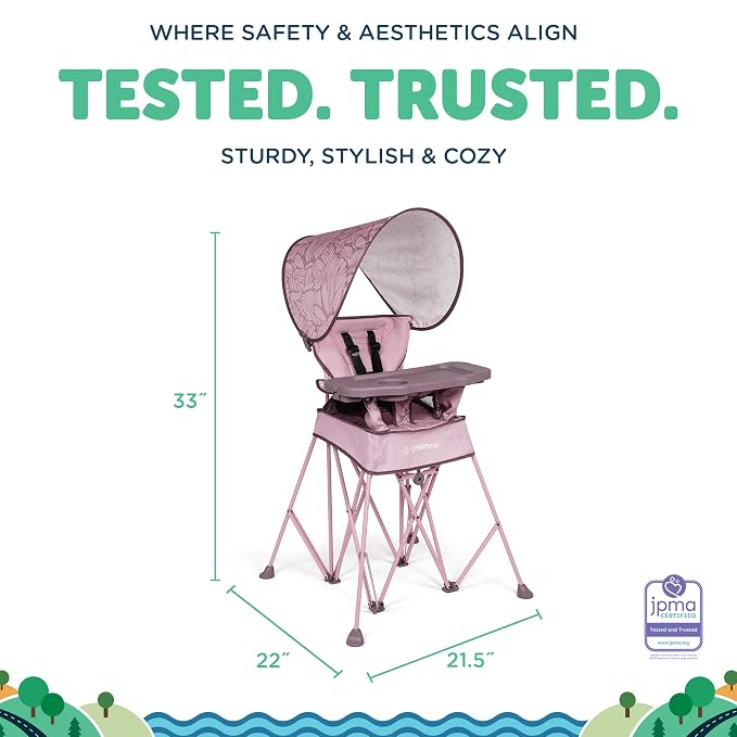 Baby Delight Go with Me Uplift Deluxe Portable High Chair | Travel High Chair | - Image 4