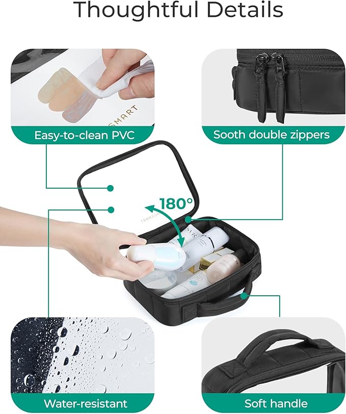 BAGSMART TSA-Approved Clear Toiletry Bag - Image 4