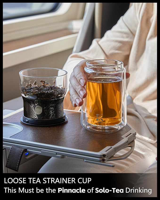 ZENS Cool Glass Teapot with Infuser, Smart One Touch Tea Maker - Image 9