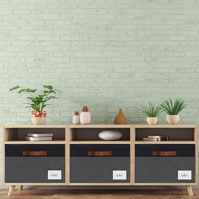 Large Storage Bins with Lids, Foldable Fabric Storage Baskets with Lids - Image 6