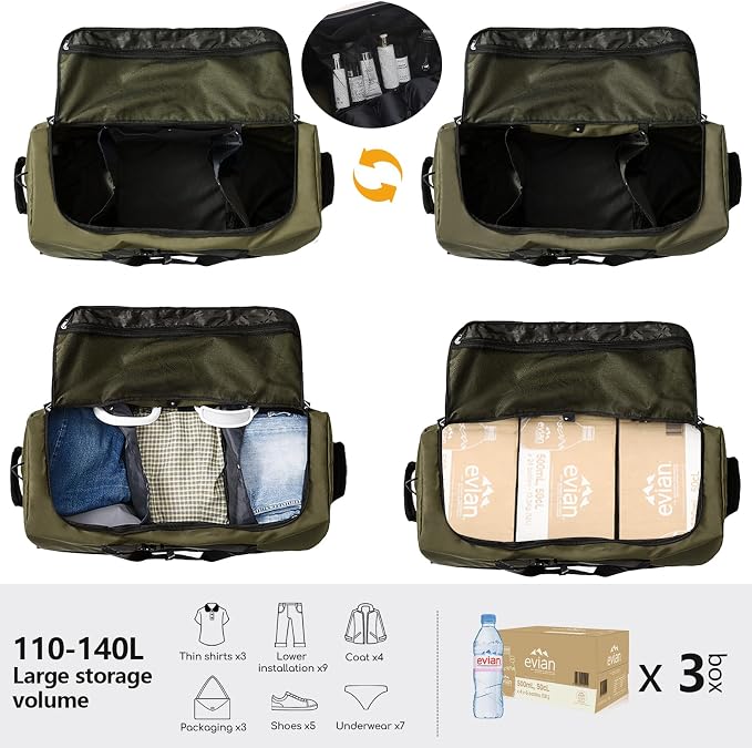 CONTAIL 32" Soft-Sided Rolling Duffle Bag - Image 2