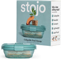 STOJO Collapsible Sandwich Box – 24oz, Reusable Food Storage Container by stojo