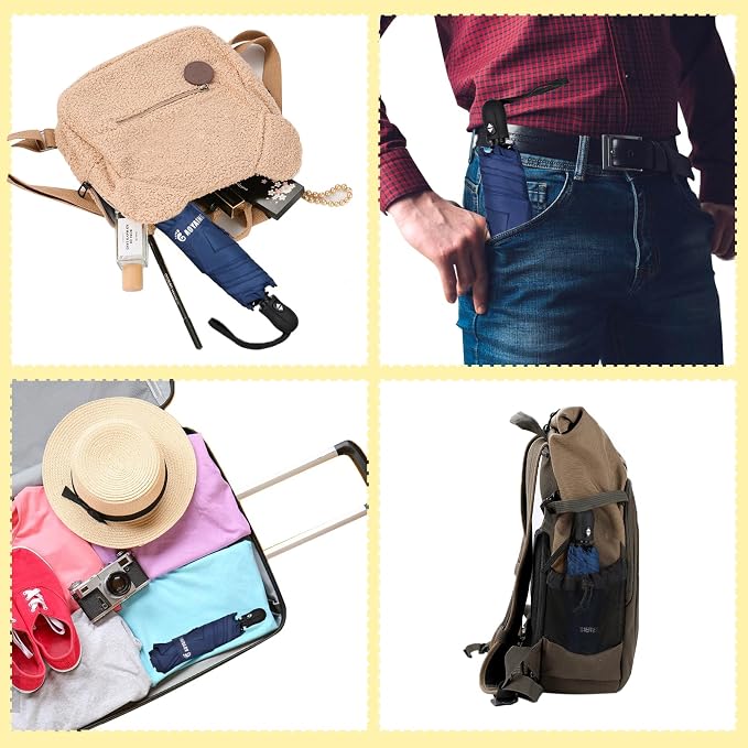 GAOYAING Compact Automatic Travel Umbrella - Image 5