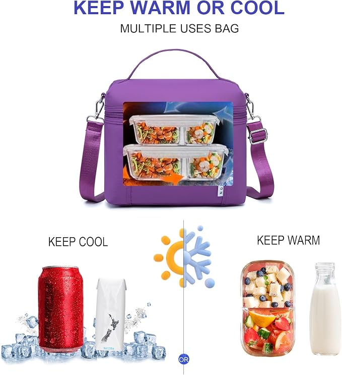 NOL Natural Organic Lifestyle Insulated Lunch Bags - Image 5