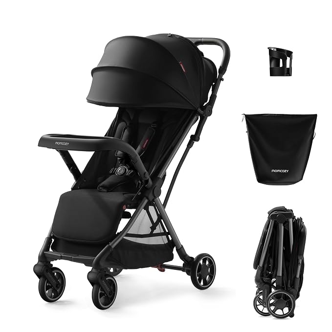 Momcozy ClickGo Lightweight Stroller, Compact Travel Stroller by Momcozy