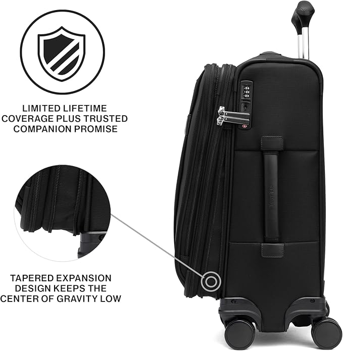 Travelpro VersaPack+ Lightweight Softside Expandable Carry on Luggage, 8 - Image 6