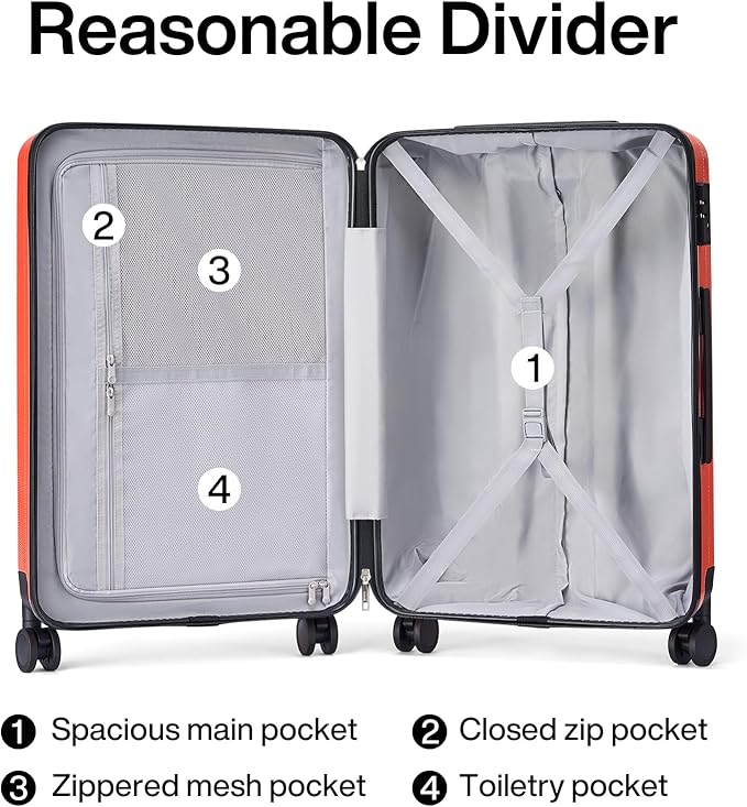 Hanke 29 Inch Luggage Suitcases - Image 5