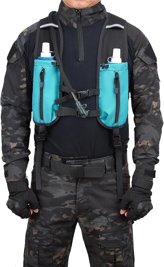 ATBP Running Hydration Vest Pack Thermal Insulation 3L TPU Water Bladder - Image 6