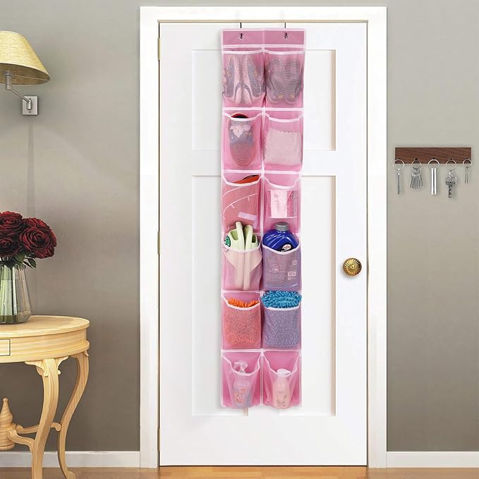 Over the Door 12 Pocket Hanging Shoe Organizer - Image 5