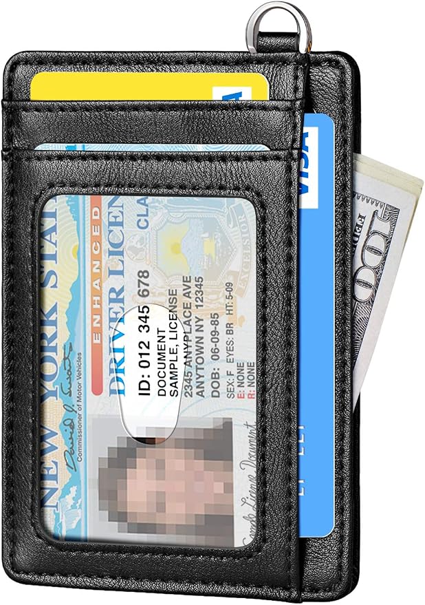FurArt Slim Minimalist Wallet, Front Pocket Wallets, RFID Blocking, Credit Card - Image 2