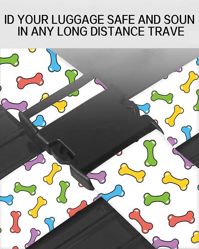Luggage Straps for Suitcases, Adjustable Travel Belt, Durable Wide Luggage Strap - Image 4