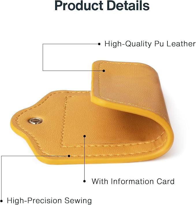 Luggage Tag Faux Leather Premium Travel Suitcase Tags - Image 2
