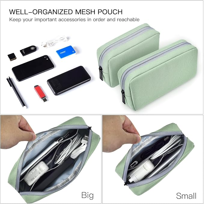 imComor Universal Electronics Accessories Case Bag, Power Adapter, Laptop Mouse - Image 3
