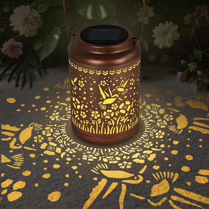 Solar Lanterns 0utdoor Waterproof, Outdoor Waterproof Hummingbird Garden by Unknown