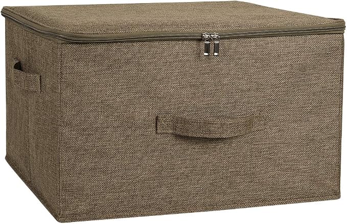 ANMINY Storage Bins with Zipper Lids 51.9 Qt Lidded Fabric Storage Boxes - Image 2