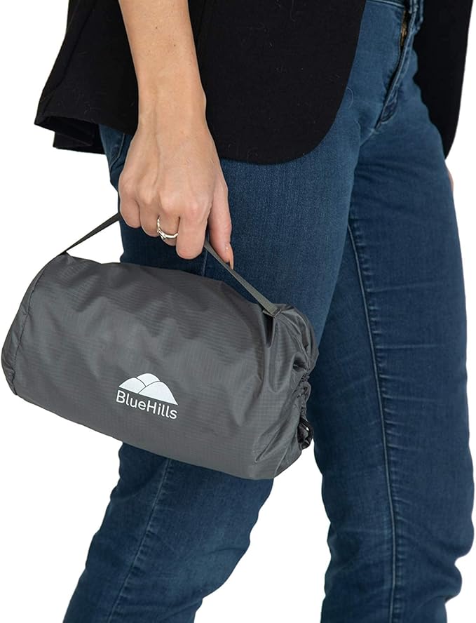 BlueHills Ultra Compact Travel Blanket 2 Pack Large Soft Cozy Portable Blanket - Image 8