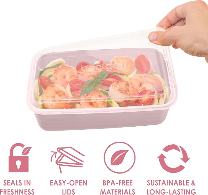 Bentgo 20-Piece Lightweight, Reusable BPA-Free 1-Compartment Containers - Image 4