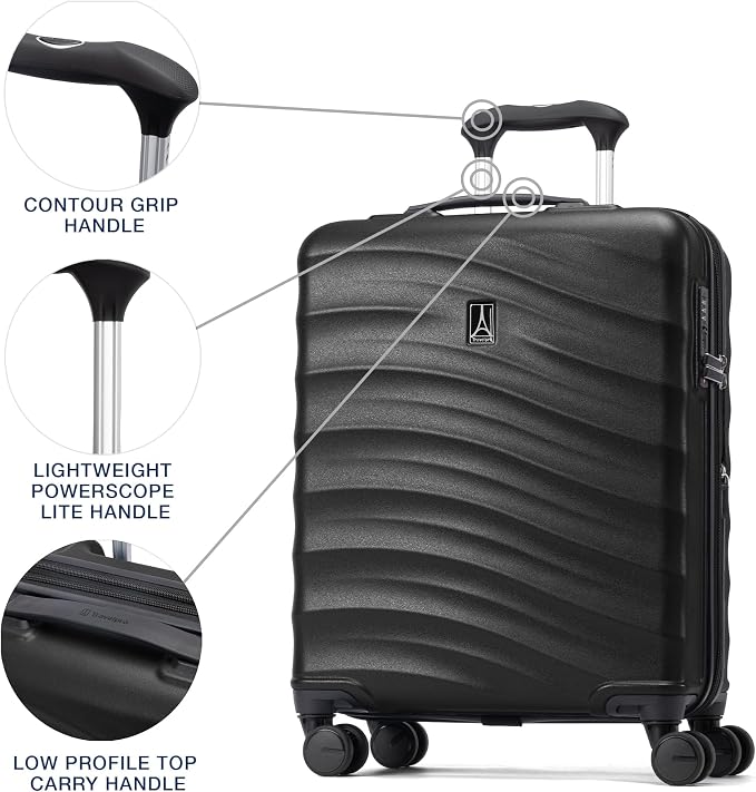 Travelpro Maxlite Air V2 Hardside Expandable Carry on Luggage, 8 Spinner Wheels - Image 2