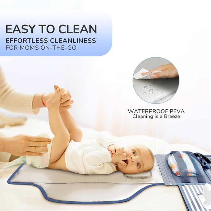 Portable Diaper Changing Pad for Baby, Detachable Travel Changing Pad - Image 4