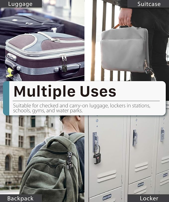 Fosmon TSA Approved Cable Locks - Image 8