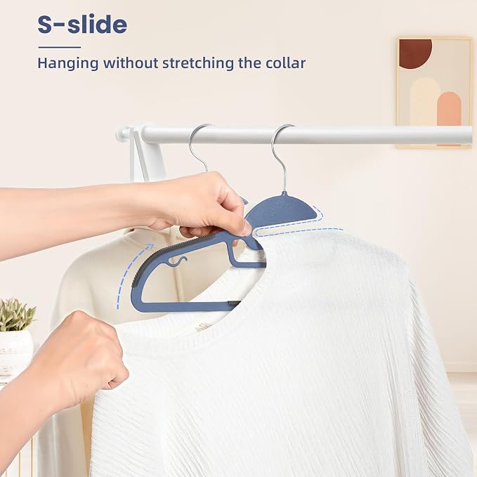 BAGAIL Plastic Hangers 50 Pack - Image 4