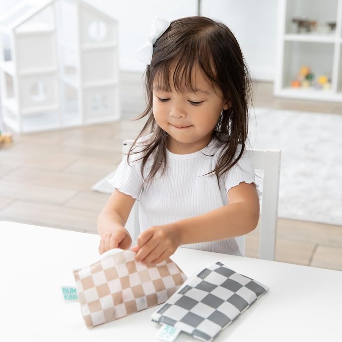Bumkins Reusable Snack Bags, for Kids School Lunch and for Adults Portion - Image 3